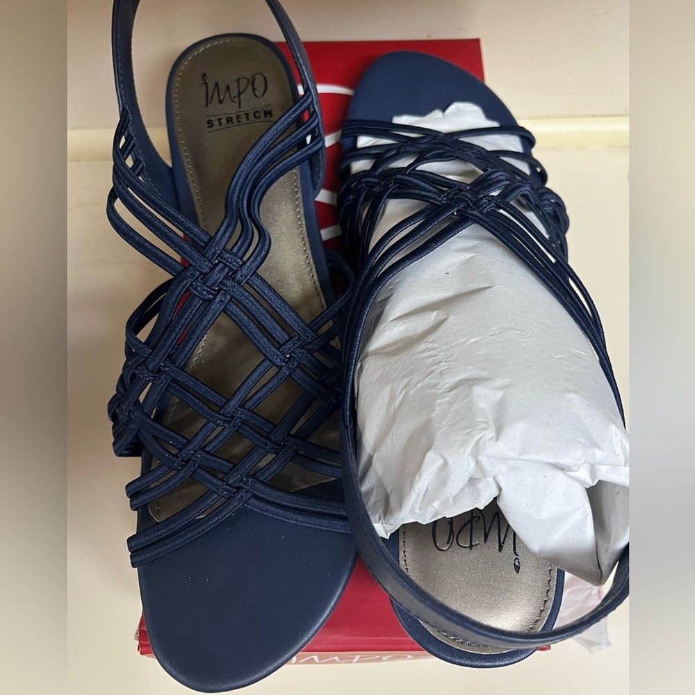 Ladies Navy Sandals